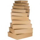 kraft paper box set of 10pcs